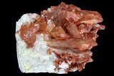 Natural, Red Quartz Crystal Cluster - Morocco #101497-1
